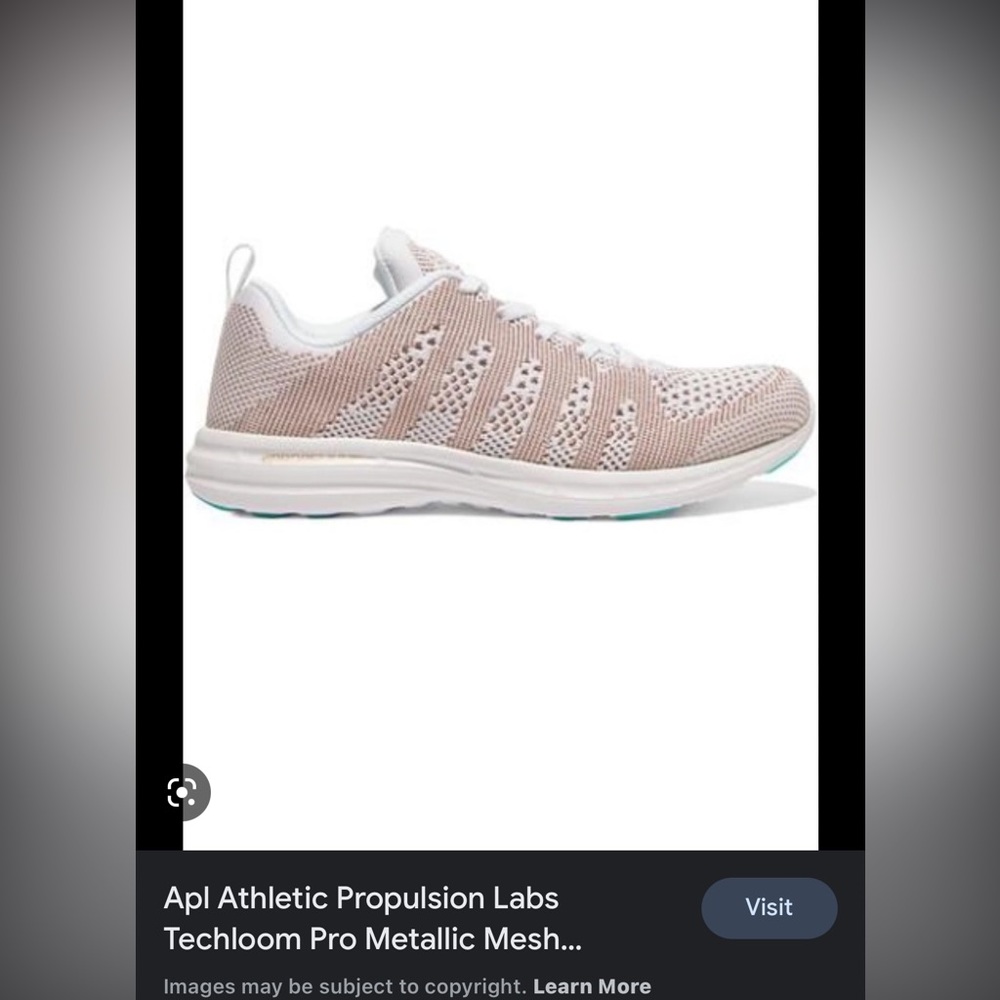 APL (athletic propulsion lab) mesh rose gold sneakers size 9.5